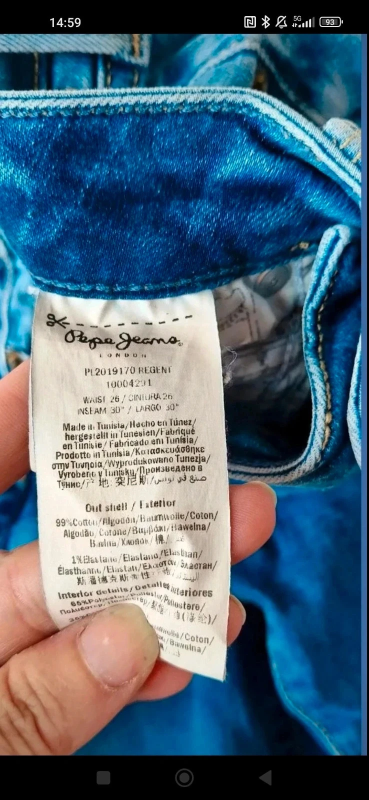 Jeans Pepe Jeans "Regent" com rasgos nos joelhos - Tamanho W26 / L30 – photo 11